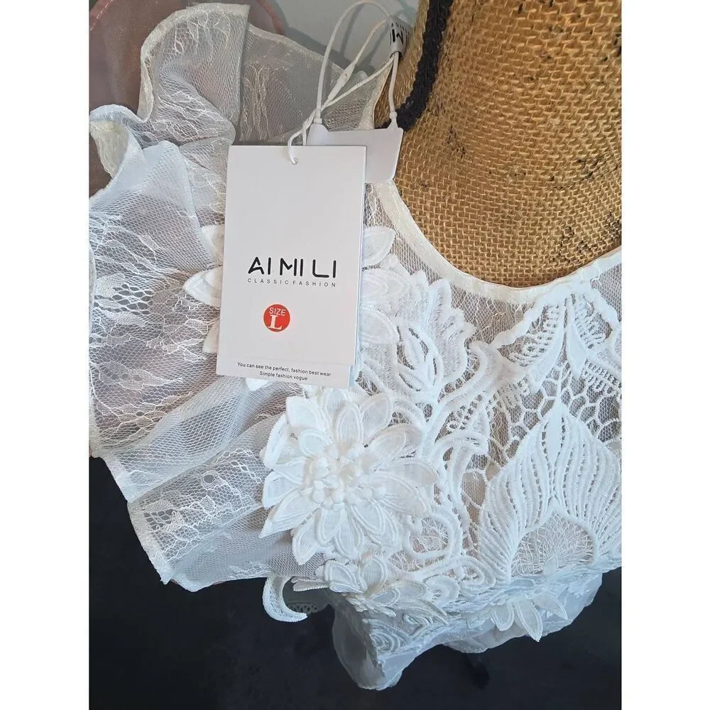 Aimili Lace Lined Dress - Picture 6 of 14